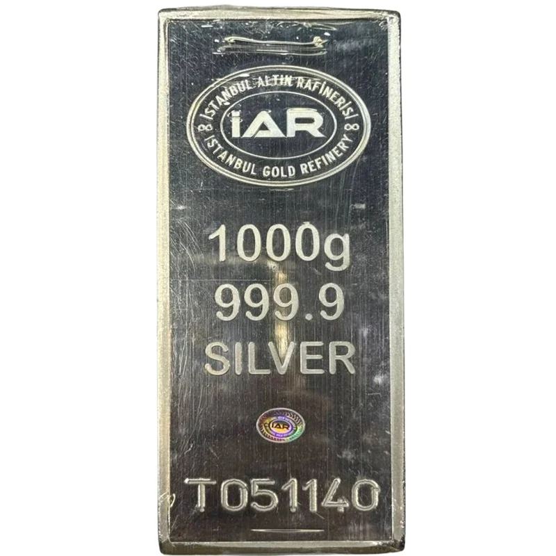 شمش عیار (IGR) ترک وزن 1000گرم عیار 999.9 سال 2025(از قسمت پرداخت تسویه کنید)