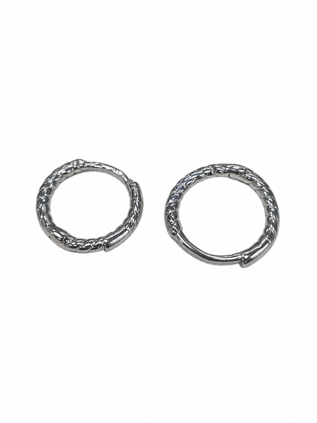 گوشواره حلقه ای طنابی 1 گرم  و 370 سوت